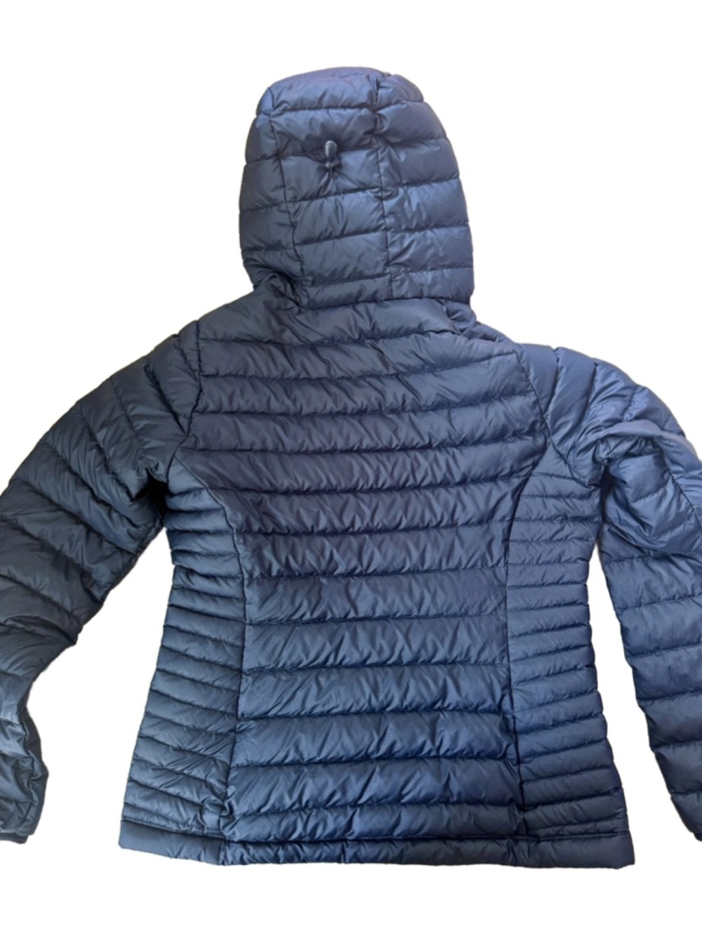 Patagonia Navy Jacket with Teal Lining and Teal Zipper - Picture 3 of 3